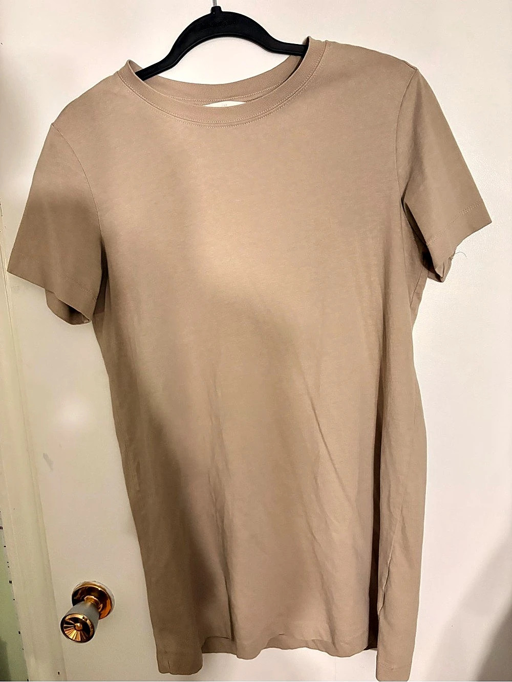 H&M Short Sleeve Tee in Brown